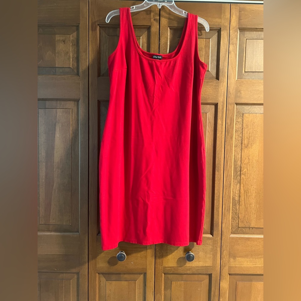 City Chic Scarlet Mini Dress